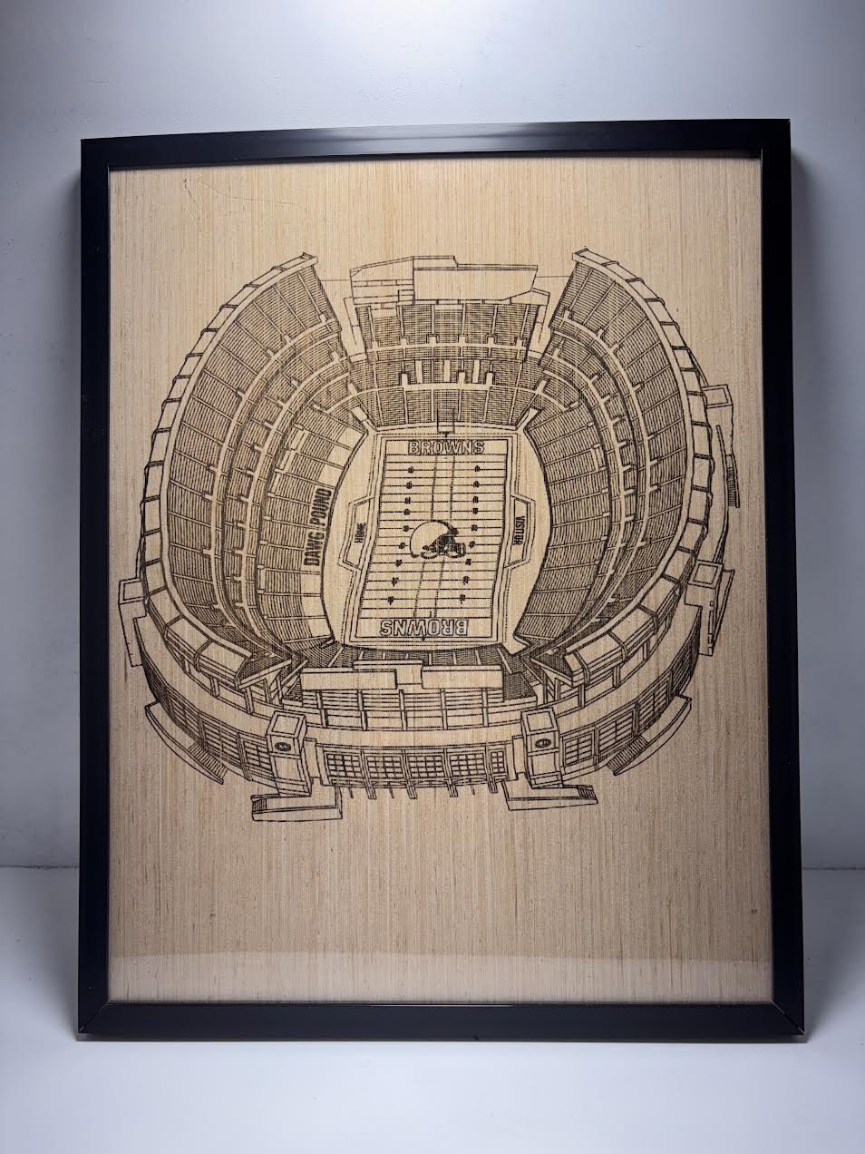 Custom made NFL Stadium Wall art 11x14"